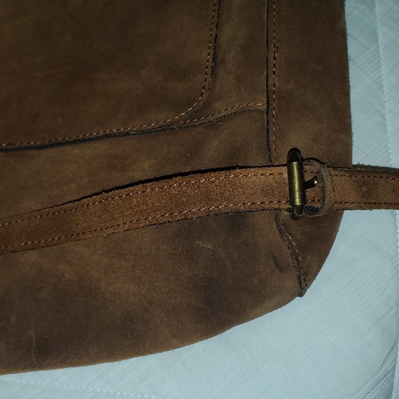 Patricia Nash Casape Backpack Burnished Suede Cognac DISCONTINUED